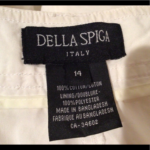 ⬇️Price Dropped ⬇️NWT white cargo capris - Picture 6 of 8